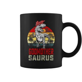Godmothersaurus T Rex Dinosaur Godmother Saurus Mothers Day Coffee Mug - Thegiftio