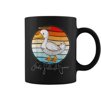 Gods Silliest Goose Funny Goose Meme Coffee Mug - Seseable