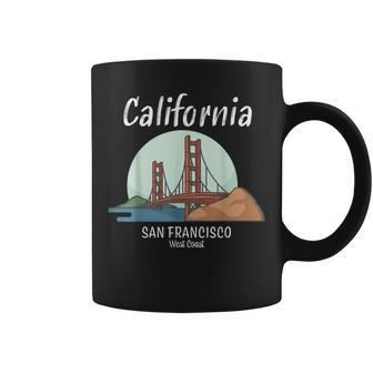 Golden Gate Bridge Gift Design | California | San Francisco Coffee Mug | Mazezy
