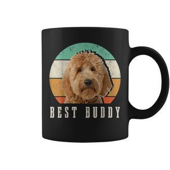 Goldendoodle Dad Doodle Mom Best Buddy Retro Vintage Dog Coffee Mug - Seseable