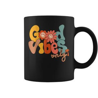 Good Vibes Only Flower Hawaii Beach Summer Vacation Family Coffee Mug | Mazezy