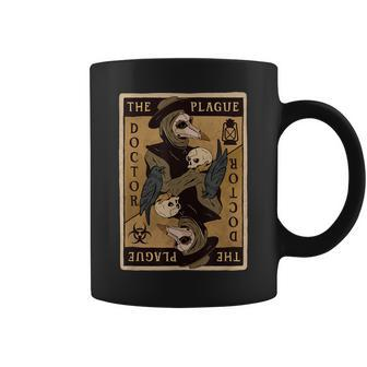Gothic Steampunk Plague Doctor Tarot Card Reading Coffee Mug | Mazezy
