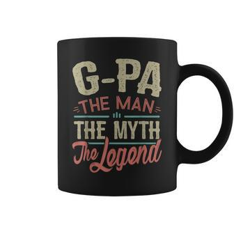 Gpa From Grandchildren Gpa The Myth The Legend Gift For Mens Coffee Mug - Seseable