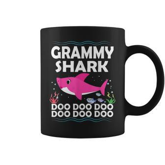 Grammy Shark Doo Doo Funny Gift Idea For Mother & Wife Coffee Mug - Seseable