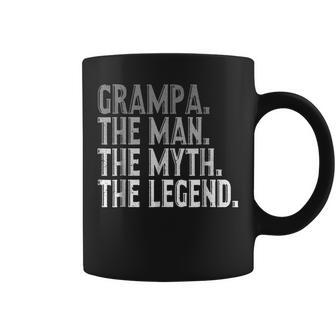 Grampa The Man The Myth The Legend Shirt Fathers Day Gifts Coffee Mug | Mazezy