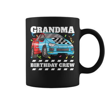 Grandma Birthday Crew Race Car Nana Racing Car Theme Coffee Mug - Thegiftio UK