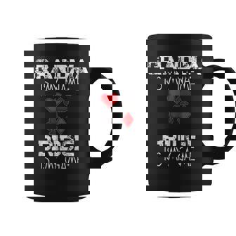 Grandma Is My Name Bridge Is My Game Card Game Gift Coffee Mug | Mazezy