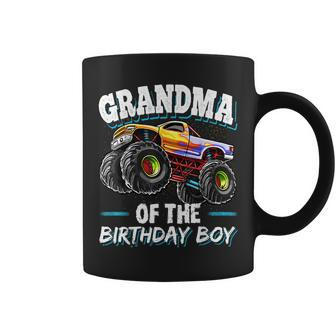 Grandma Of The Birthday Boy Monster Truck Birthday Party Coffee Mug | Mazezy