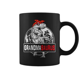 Grandmasaurus T Rex Dinosaur Grandma Saurus Family Matching Coffee Mug | Mazezy