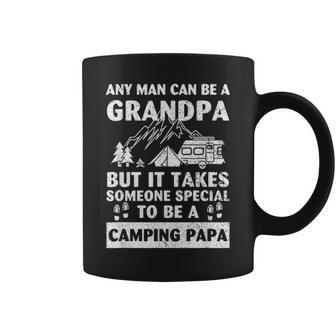 Grandpa Camp Lover Proud Camping Papa Fathers Day Gift Coffee Mug - Seseable