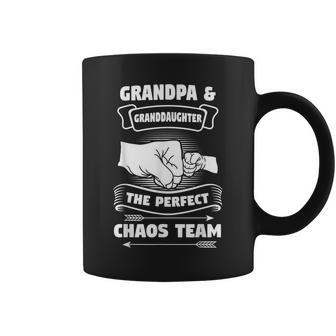 Grandpa Granddaughter A Perfect Chaos Team Gift Coffee Mug | Mazezy