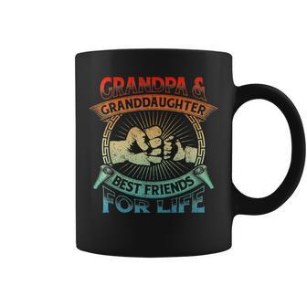 Grandpa Granddaughter Matching Family Fist Bump Coffee Mug | Mazezy