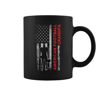 Grandpa Grandfather Granddad American Football Player Gift For Mens Coffee Mug | Mazezy