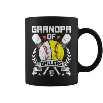 Grandpa Of Ballers Baseball Lover Gift Coffee Mug | Mazezy
