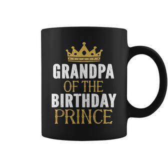 Grandpa Of The Birthday Prince Boys Bday Party Gift For Him Coffee Mug | Mazezy