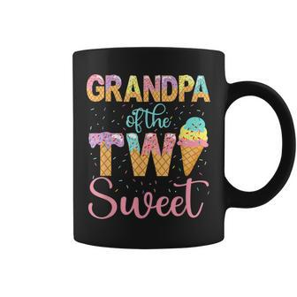Grandpa Of The Two Sweet Birthday Girl Ice Cream 2Nd Gift For Mens Coffee Mug | Mazezy