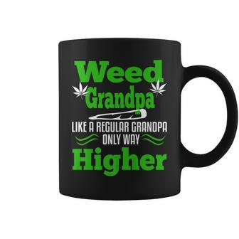 Grandpa Weed Marijuana Funny 420 Cannabis Gifts Men Gift For Mens Coffee Mug | Mazezy