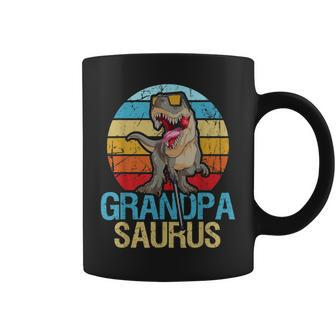 Grandpasaurus Dinosaur Grandpa Granddad Papa Gift For Mens Coffee Mug | Mazezy