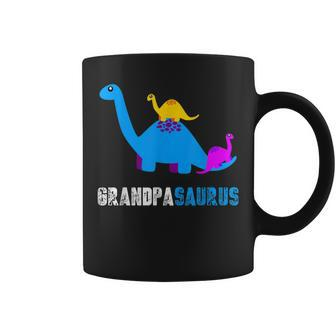 Grandpasaurus Funny Grandpa Dinosaur Coffee Mug | Mazezy