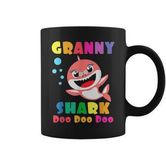 Granny Shark Funny Mothers Day Gift For Womens Mom Coffee Mug - Seseable