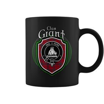 Grant Clan Crest | Scottish Clan Grant Family Crest Badge Coffee Mug - Seseable