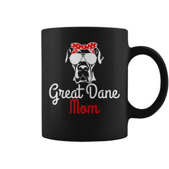 Great Dane Mom Vintage Funny Cute Dog Great Dane Mama Coffee Mug - Seseable