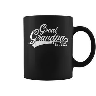 Great Grandpa Est 2023 For Pregnancy Announcement Gift For Mens Coffee Mug | Mazezy