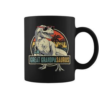 Great Grandpasaurus T Rex Dinosaur Grandpa Saurus Family Coffee Mug | Mazezy