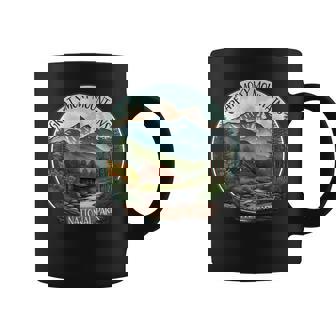 Great Smoky Mountains National Park Vintage Scene Souvenir Coffee Mug | Mazezy