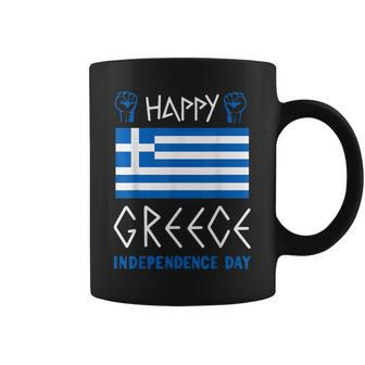 Greek Independence Day Greek Flag Patriotic Pride 25Th March Coffee Mug | Mazezy