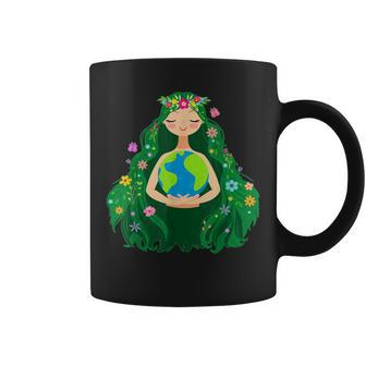 Green Mother Earth Day Save Our Planet For Girls Kids Coffee Mug | Mazezy