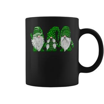 Green Sweater Gnome Design St Patricks Day Irish Gnome Coffee Mug - Seseable