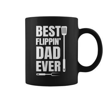 Grill Dad Best Flippin Dad Ever Father Grilling Gift For Mens Coffee Mug | Mazezy