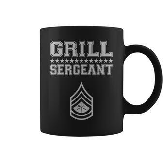 Grill Sergeant Bbq Funny Military Dad Gift Coffee Mug | Mazezy