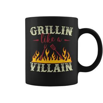 Grillin Like A Villain Bbq T Coffee Mug | Mazezy AU