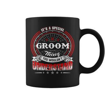 Groom Family Crest Groom Groom Clothing Groom T Groom T Gifts For The Groom Coffee Mug - Seseable