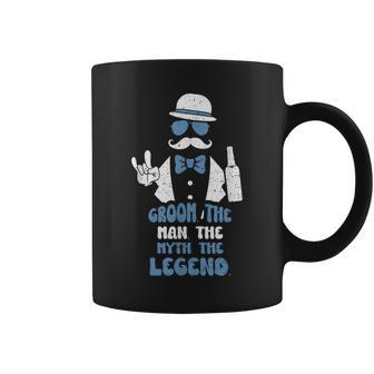 Groomsmen Groom The Man The Myth The Legend Groom Coffee Mug - Seseable