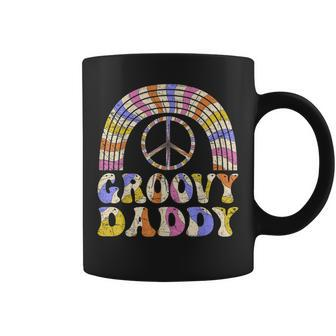 Groovy Daddy 70S Aesthetic Nostalgia 1970S Retro Hippie Dad Coffee Mug - Seseable