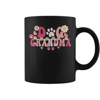 Groovy Dog Grandma Owner Mama Grandma Dog Lovers Coffee Mug | Mazezy