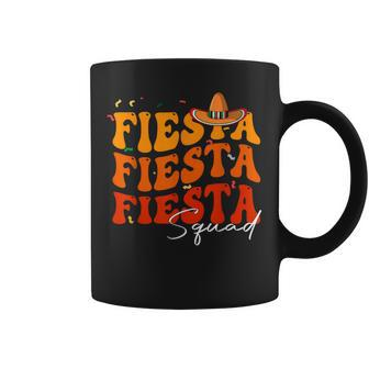 Groovy Fiesta Squad Cinco De Mayo Mexican Fiesta 5 De Mayo Coffee Mug - Thegiftio UK