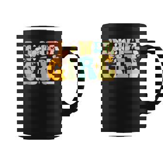Groovy Flower Girl A Bridesmaid Proposal Flower Girl Toddler Coffee Mug | Mazezy