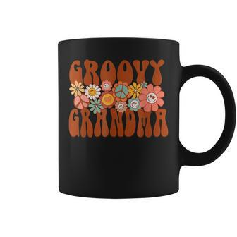 Groovy Grandma Retro Matching Family Baby Shower Mothers Day Coffee Mug | Mazezy