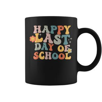 Groovy Happy Last Day Of School Teacher End Of School Year Coffee Mug | Mazezy
