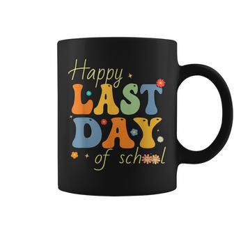 Groovy Happy Last Day Of School Teachers Students Last Day Coffee Mug - Thegiftio UK