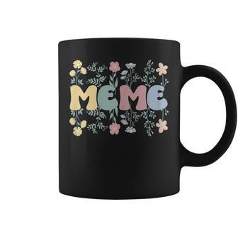 Groovy Meme Grandmother Flowers Meme Grandma Coffee Mug | Mazezy