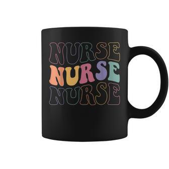 Groovy Nurse Women School Nurse Rn Icu Er Pediatric Coffee Mug | Mazezy