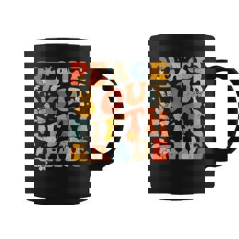 Groovy Peace Out 5Th Grade Last Day Of School Teacher Kids Coffee Mug | Mazezy