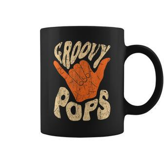 Groovy Pops 70S Aesthetic Nostalgia 1970S Retro Dad Coffee Mug - Seseable