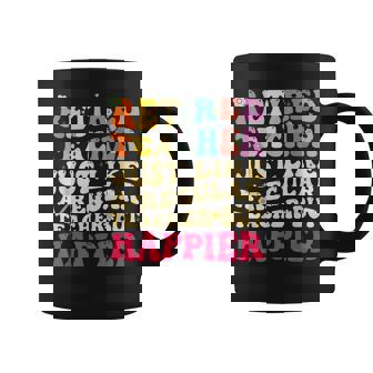 Groovy Retired Teacher For Women Teaching Retirement Coffee Mug | Mazezy
