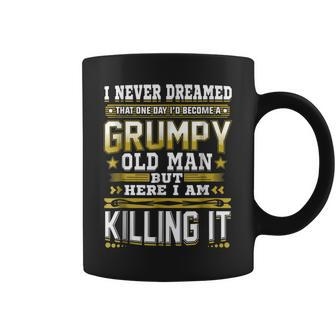 Grumpy Old Man T Grumpy Old Men Gift For Mens Coffee Mug | Mazezy UK